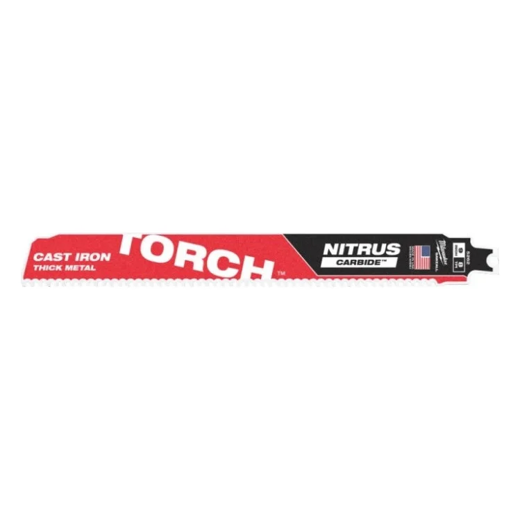 Полотно Milwaukee для шабельної пили TORCH CARBIDE NITRUS, 230мм/крок зуба 3,6мм, метал (48005262)