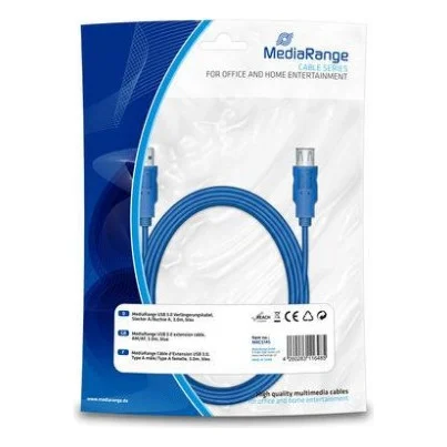 Кабель-подовжувач USB 3.0 AM/AF 3.0m Mediarange (MRCS145)