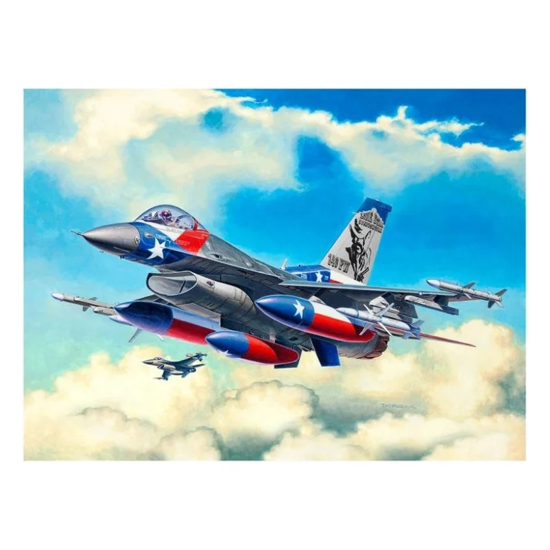 Збірна модель Revell Винищувач F-16C Fighting Falcon рівень 4 масштаб 1:144 (RVL-03992) — фото 5