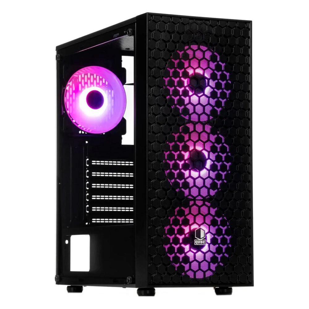 Корпус Qube CARNIVAL Black 4Fan (CARNIVAL_FFNU3)