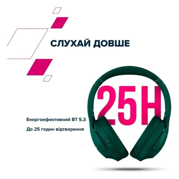 Навушники Canyon OnRiff 10 ANC Green (CNS-CBTHS10GN) — фото 10