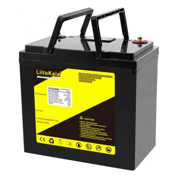 Батарея LiFePo4 Liitokala LiFePO4 12V-120Ah LCD (12V 120Ah LiFePO4 LCD)
