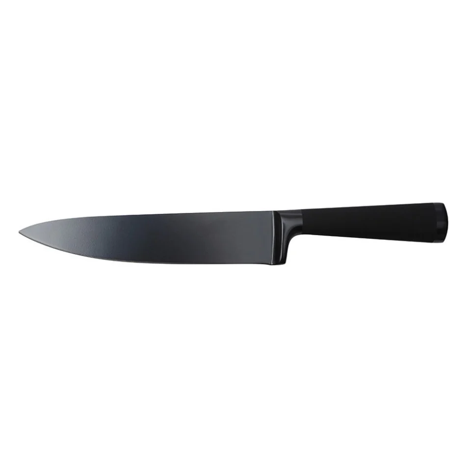 Кухонний ніж Bergner Black Blade шеф 20 см (BG-8777)