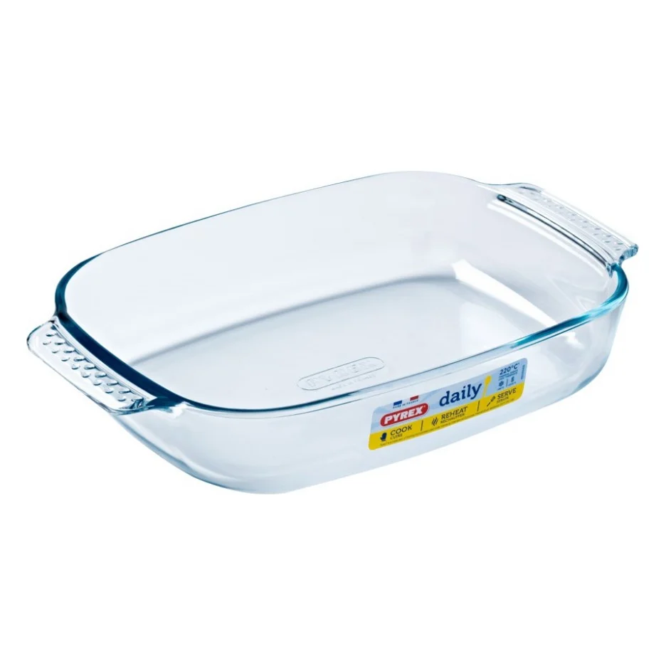 Форма для випікання Pyrex Daily прямокутна 31 х 20 х 6 см 1.8 л (230B000/3646)