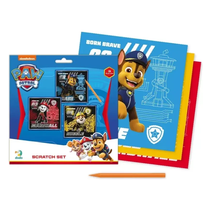 Набір для творчості DoDo гравюр Paw Patrol 3 шт (200193)