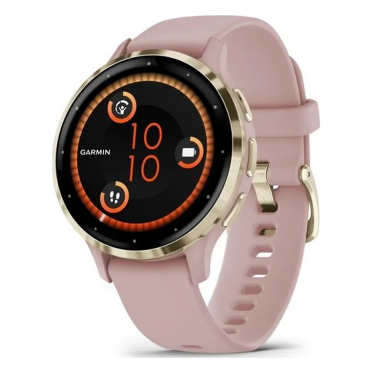 Смарт-годинник Garmin Venu 3S, Dust Rose + Soft Gold, GPS (010-02785-03)