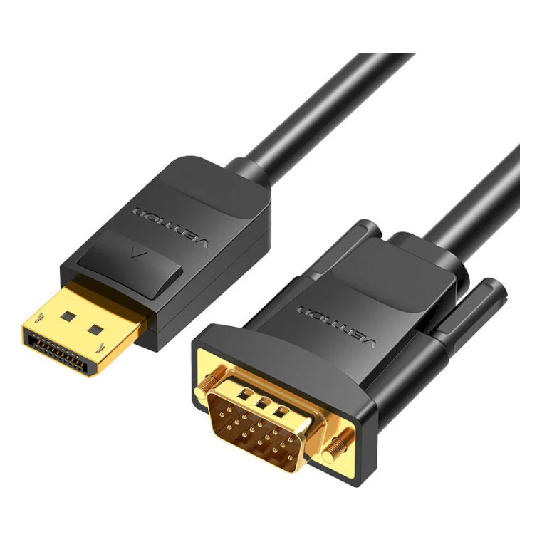 Кабель Vention DisplayPort to VGA 2м Black (HBLBH)