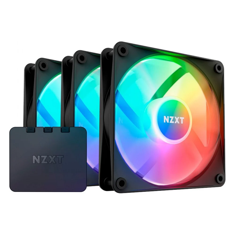 Комплект кулерів для корпусу NZXT F120RGB Core - 120mm Hub-mounted RGB Fan (RF-C12TF-B1)