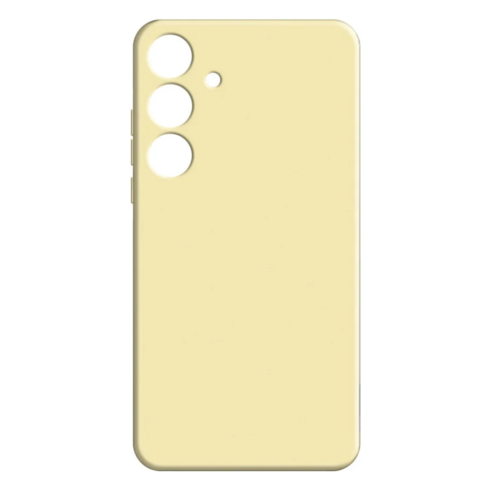 Чохол до мобільного телефона MAKE Samsung S24 Silicone Yellow (MCL-SS24YE)