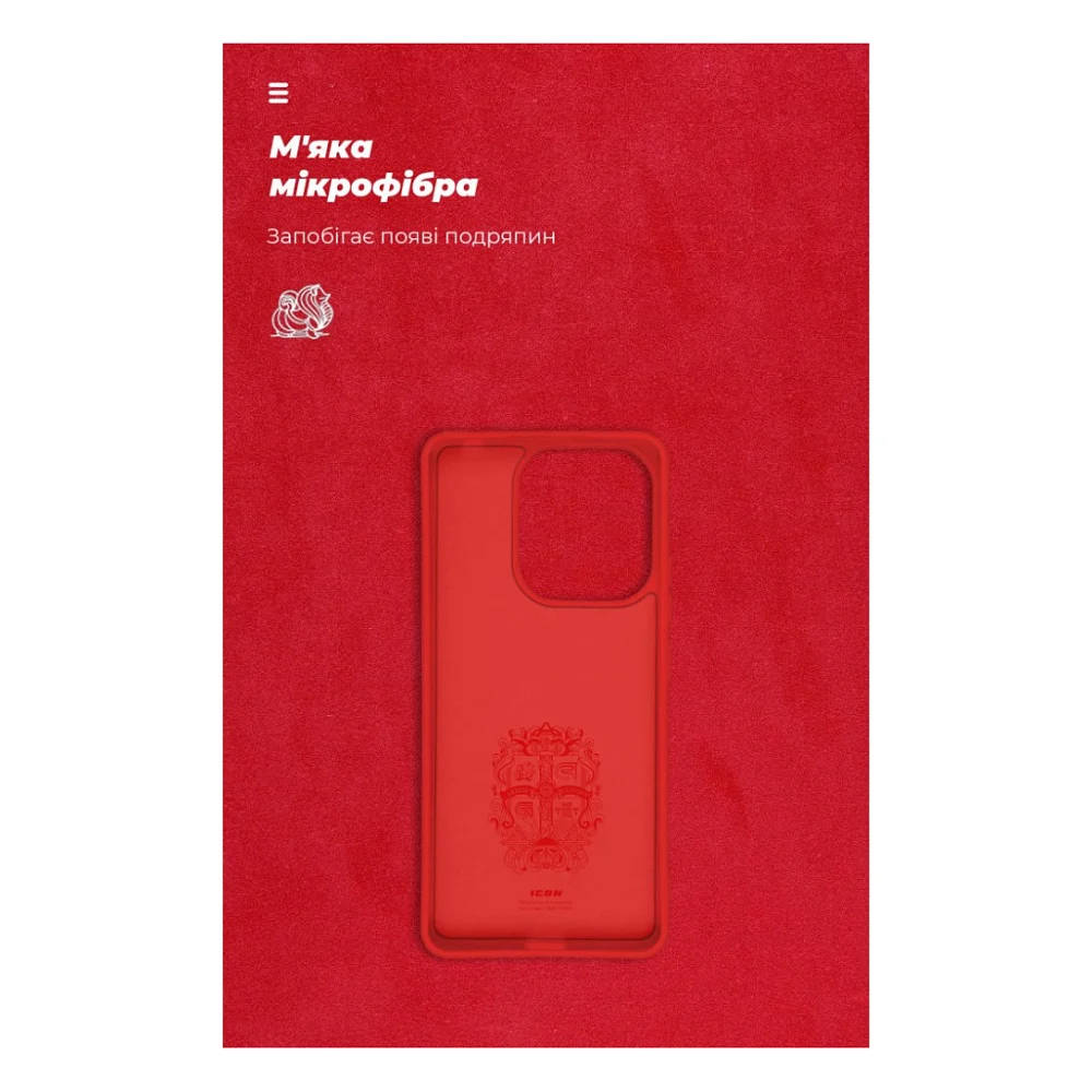Чохол до мобільного телефона Armorstandart ICON Case Xiaomi Redmi Note 13 4G Red (ARM73350) — фото 4