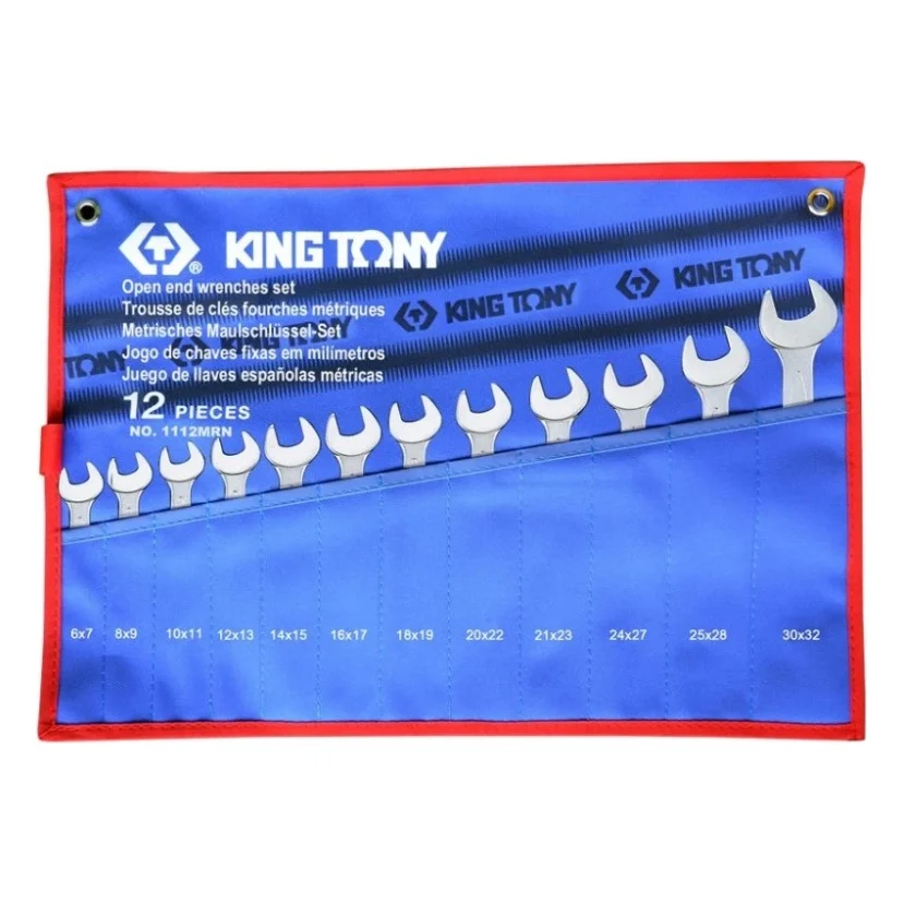 Набір ключів KING TONY ріжковий 12 шт. 6-32 мм (1112MRN)