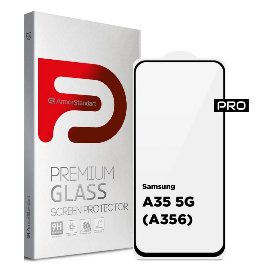 Скло захисне Armorstandart Pro Samsung A35 5G (A356) Black (ARM74347)