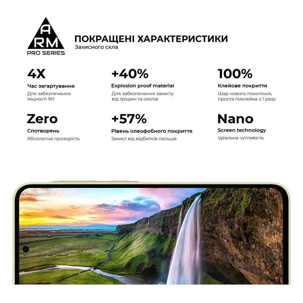 Скло захисне Armorstandart Pro Samsung A35 5G (A356) Black (ARM74347) — фото 5