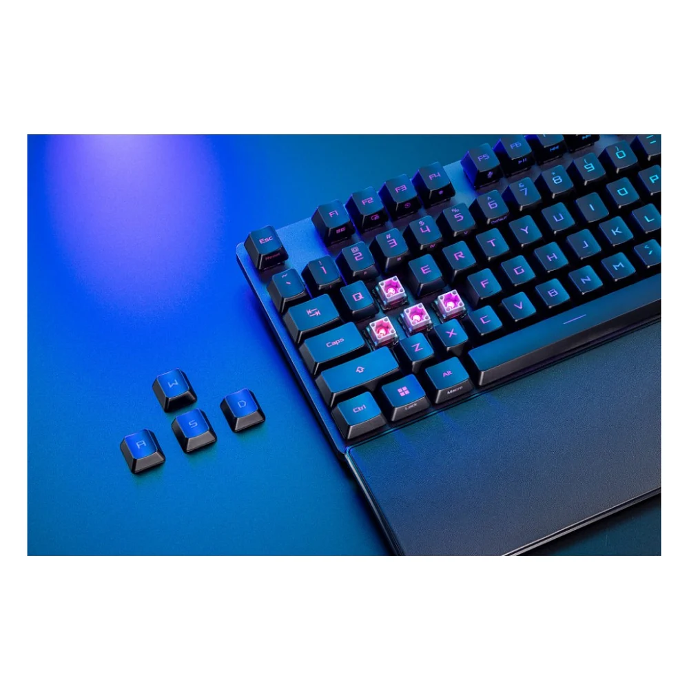 Клавіатура ASUS ROG Strix Scope II RX Red ABS UA USB Black (90MP0350-BKMA00) — фото 4