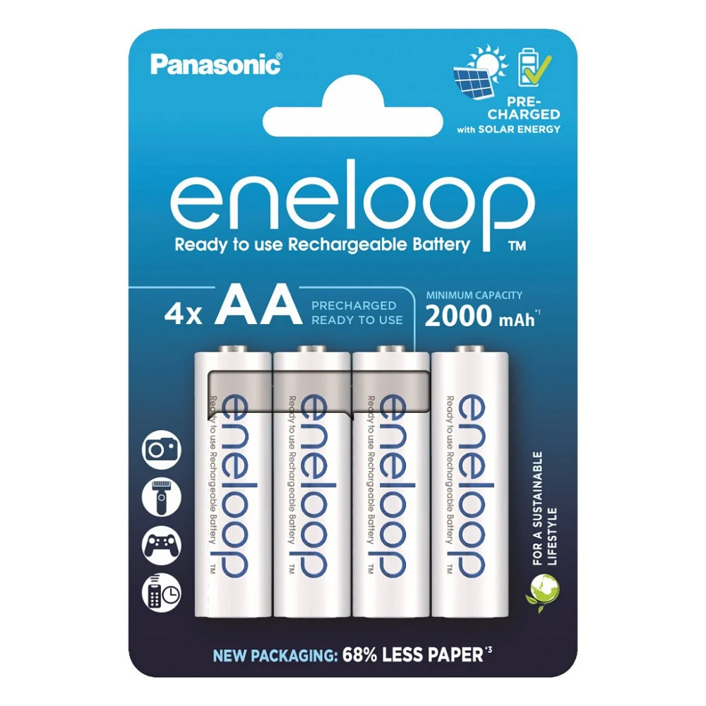 Акумулятор Panasonic Eneloop AA 2000mAh NI-MH * 4 (BK-3MCDE/4CP)