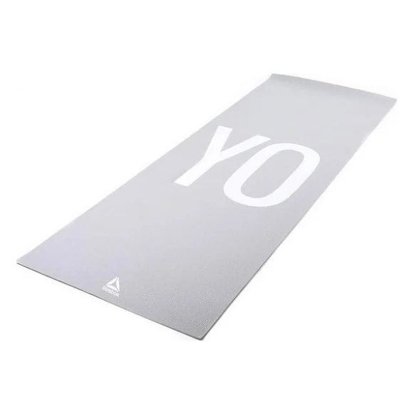 Килимок для йоги Reebok Double Sided 4mm Yoga Mat сірий RAYG-11030YG (5055436110347)