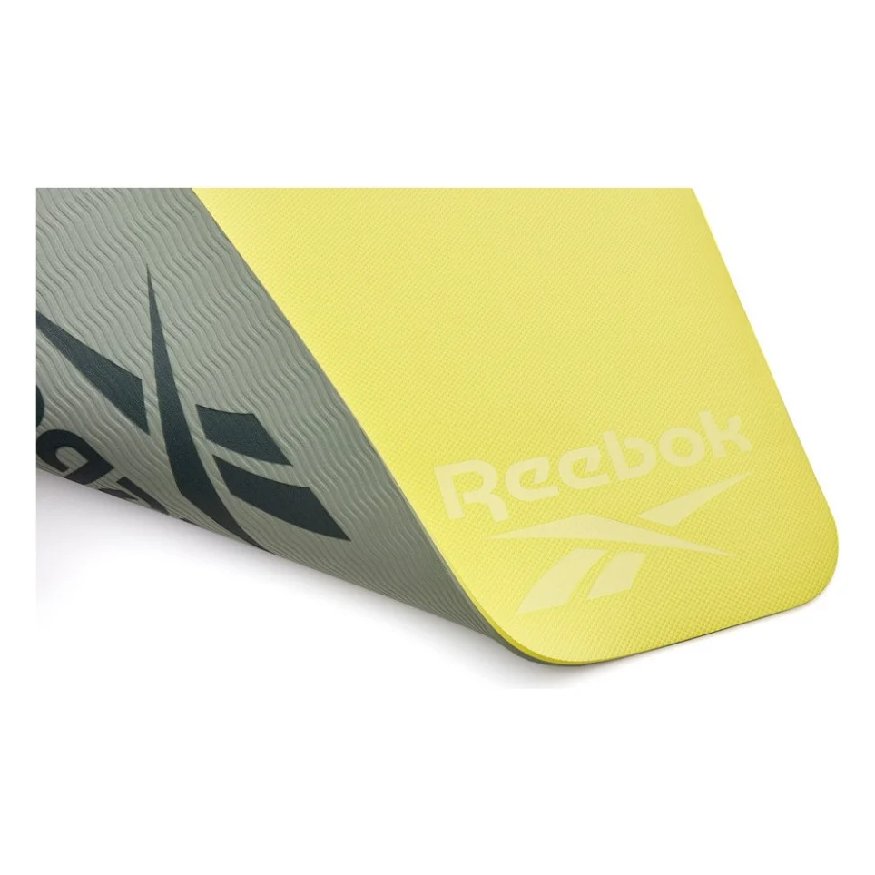 Килимок для йоги Reebok Double Sided Yoga Mat зелений RAYG-11042GR (885652020831) — фото 4