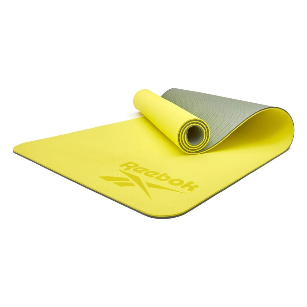 Килимок для йоги Reebok Double Sided Yoga Mat зелений RAYG-11042GR (885652020831) — фото 12