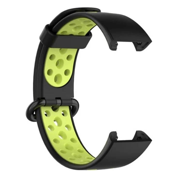 Ремінець до фітнес браслета BeCover Vents Style для Xiaomi Redmi Smart Band 2 Black-Green (709423)