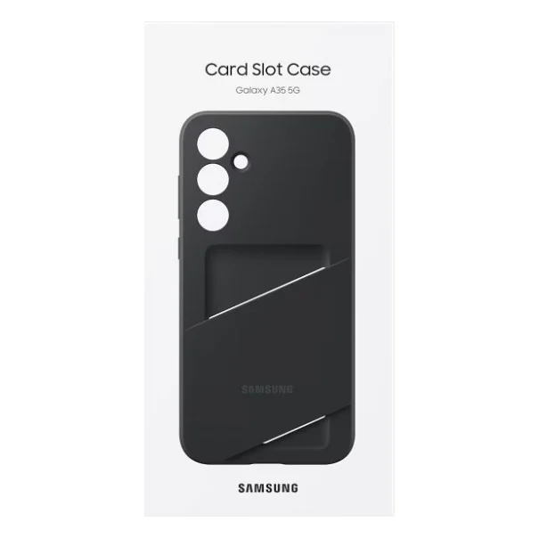 Чохол до мобільного телефона Samsung Galaxy A35 (A356) Card Slot Case Black (EF-OA356TBEGWW) — фото 7