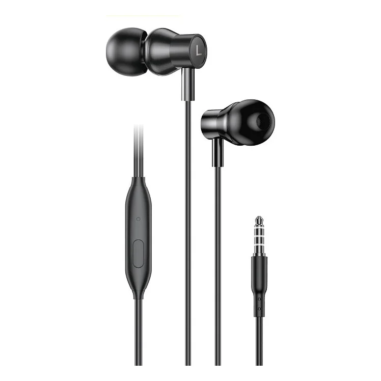 Навушники  Foneng EP500 heavy bass metal remote earphone (EP500-E-R-HBM)