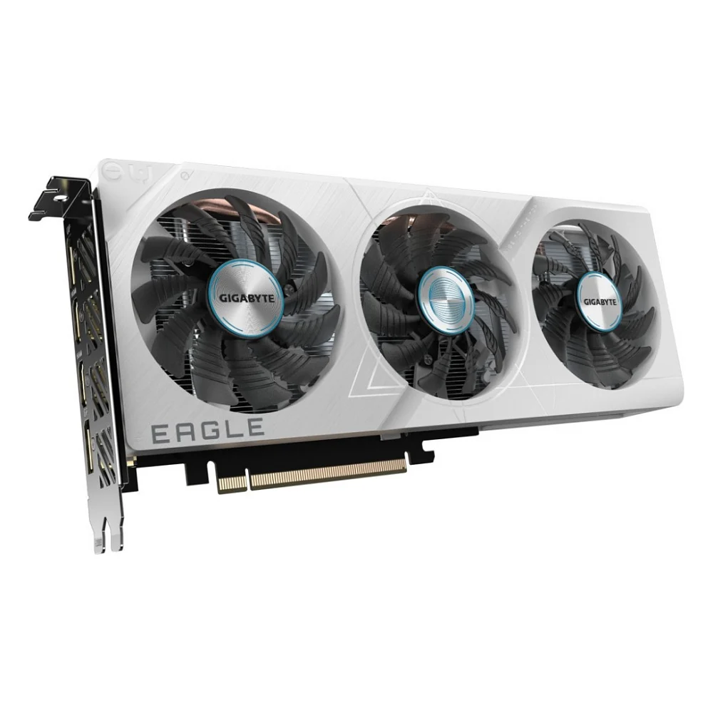 Відеокарта GIGABYTE GeForce RTX 4060 8192Mb EAGLE OC ICE (GV-N4060EAGLEOC ICE-8GD) — фото 3