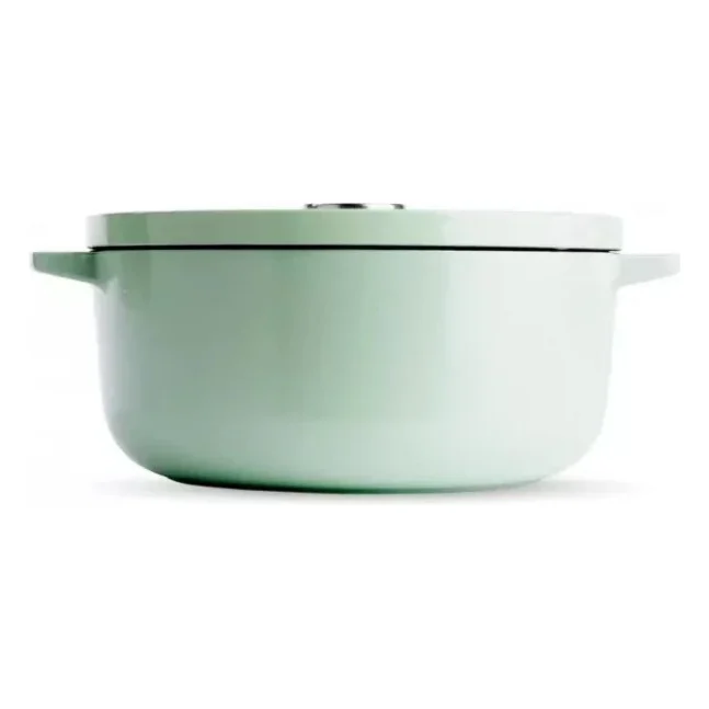 Каструля KitchenAid чавунна з кришкою 5,2 л Фісташкова (CC007434-001) — фото 2