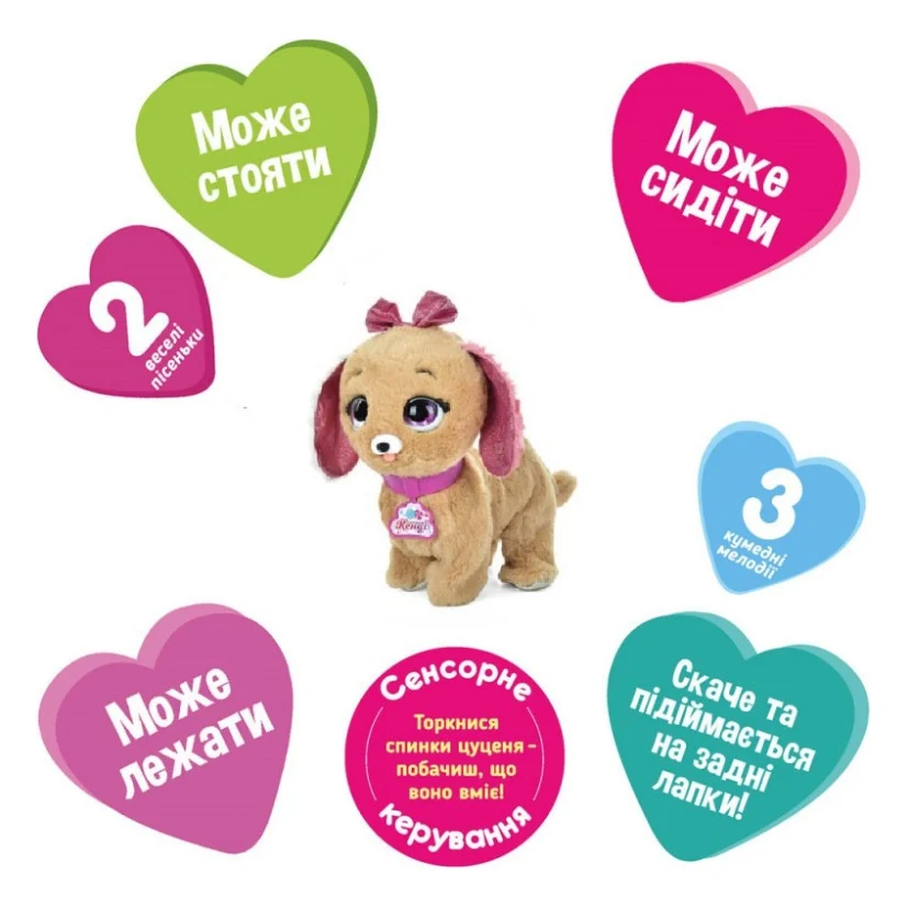 Інтерактивна іграшка Bambi Собака Бежева (M 5701 UA beige) — фото 3