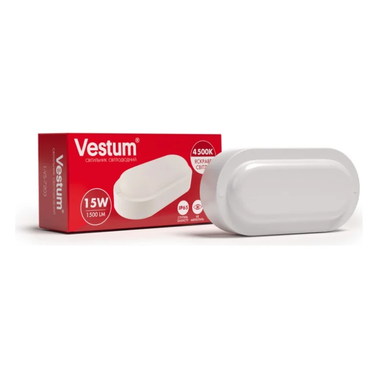 Світильник Vestum LED 15W 4500K 220V (1-VS-7203)