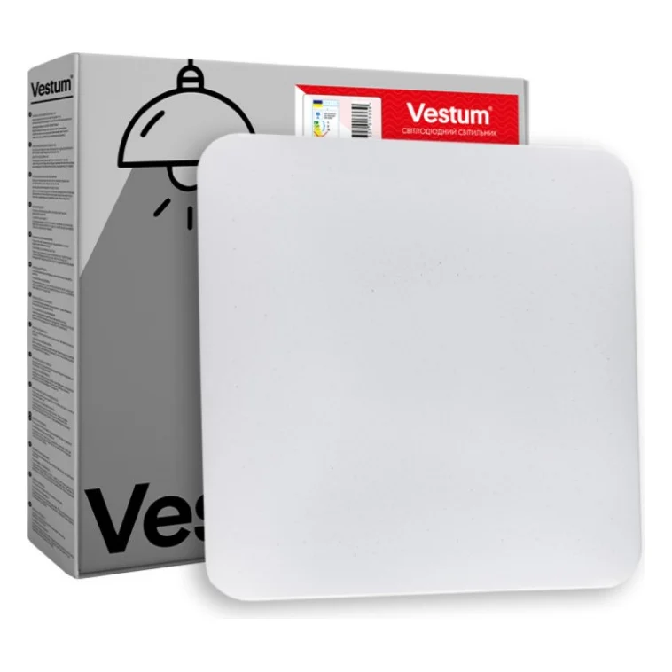 Світильник Vestum QUATRO зоряне небо 24W 4000К 2100Lm (VS-80055)
