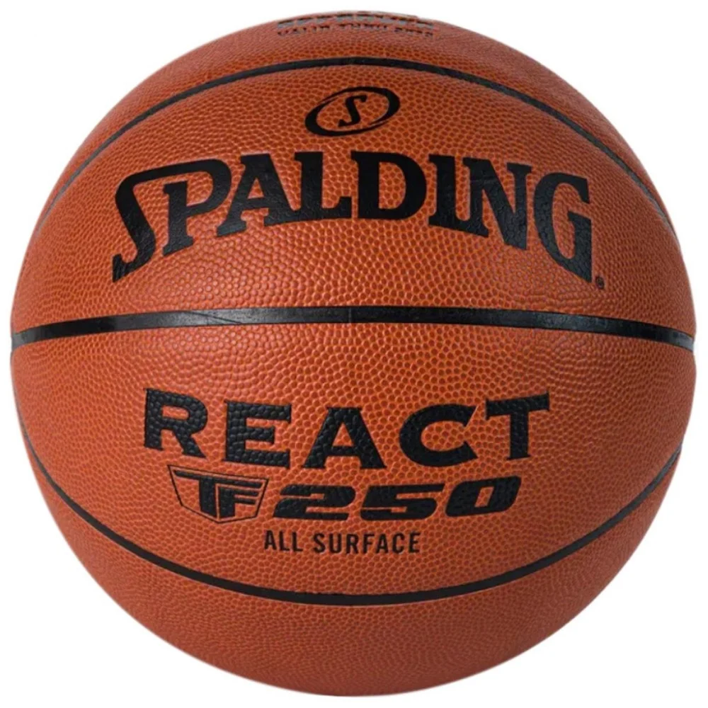 М'яч баскетбольний Spalding React TF-250 FIBA помаранчевий Уні 6 76968Z (689344406961)