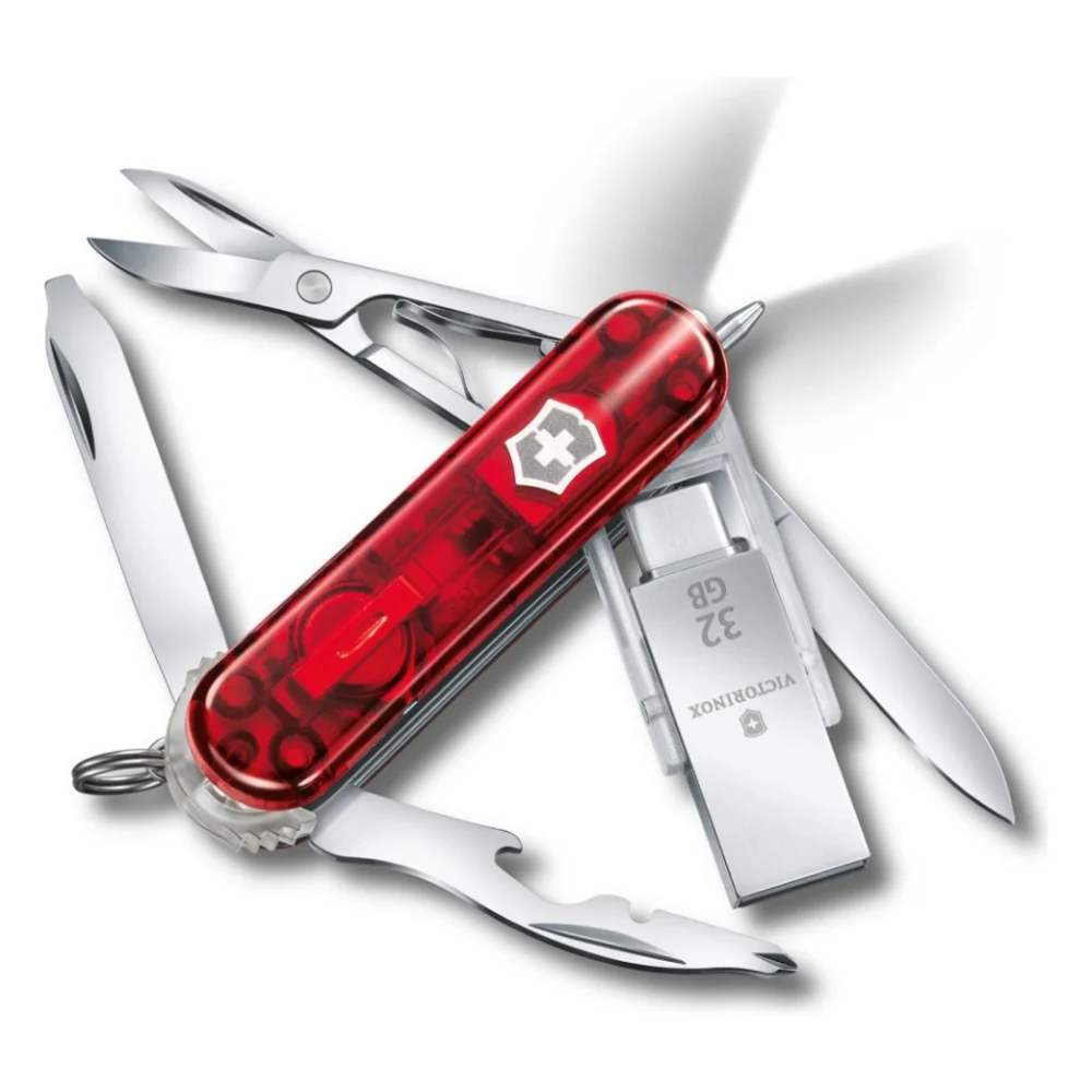 Ніж Victorinox Midnite ManagerWork 58 мм LED/USB 3.0/3.1 32 Gb (4.6336.TG32)