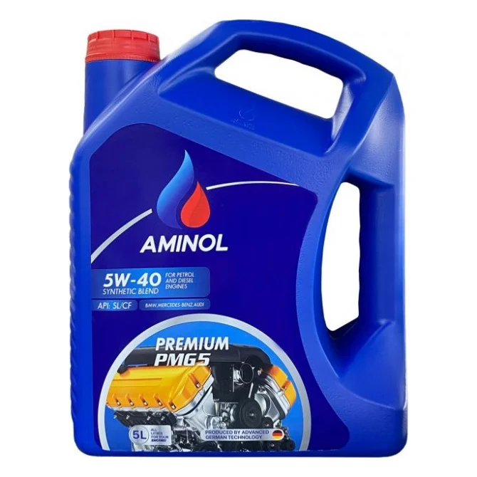 Моторна олива Aminol Premium PMG5 5W40 5л (AM148733)