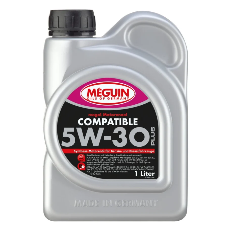 Моторна олива Meguin COMPATIBLE SAE 5W-30 1л (6561)