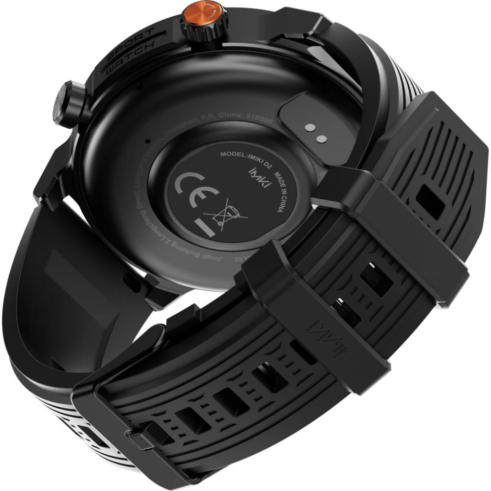 Смарт-годинник iMiLab iMiki D2 Black Silicone Strap — фото 5
