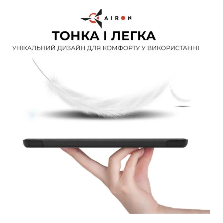 Чохол до планшета AirOn Premium Samsung Galaxy Tab S9/S9 FE 10.9'' 2023 + Film black (4822352781110) — фото 3