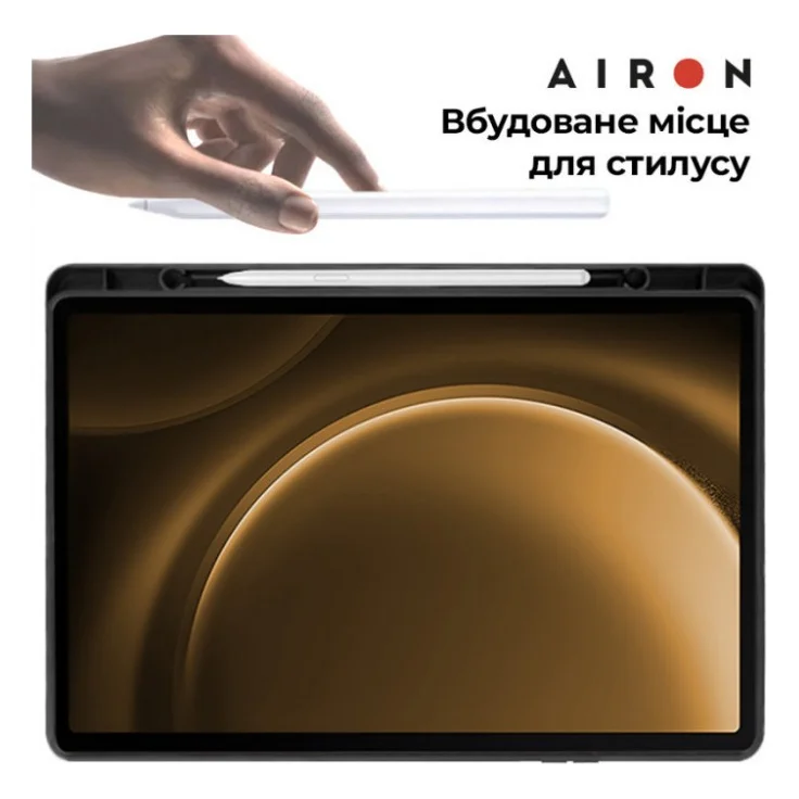 Чохол до планшета AirOn Premium Samsung Galaxy Tab S9 FE 10.9'' 2023 + Keyboard (4822352781114) — фото 5