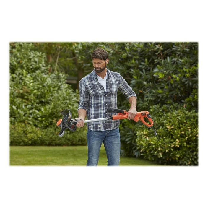 Тример садовий Black&Decker 0.55 кВт, ширина косіння 30 см, 7500 об/хв, вага 2.6 кг (BESTE630) — фото 5
