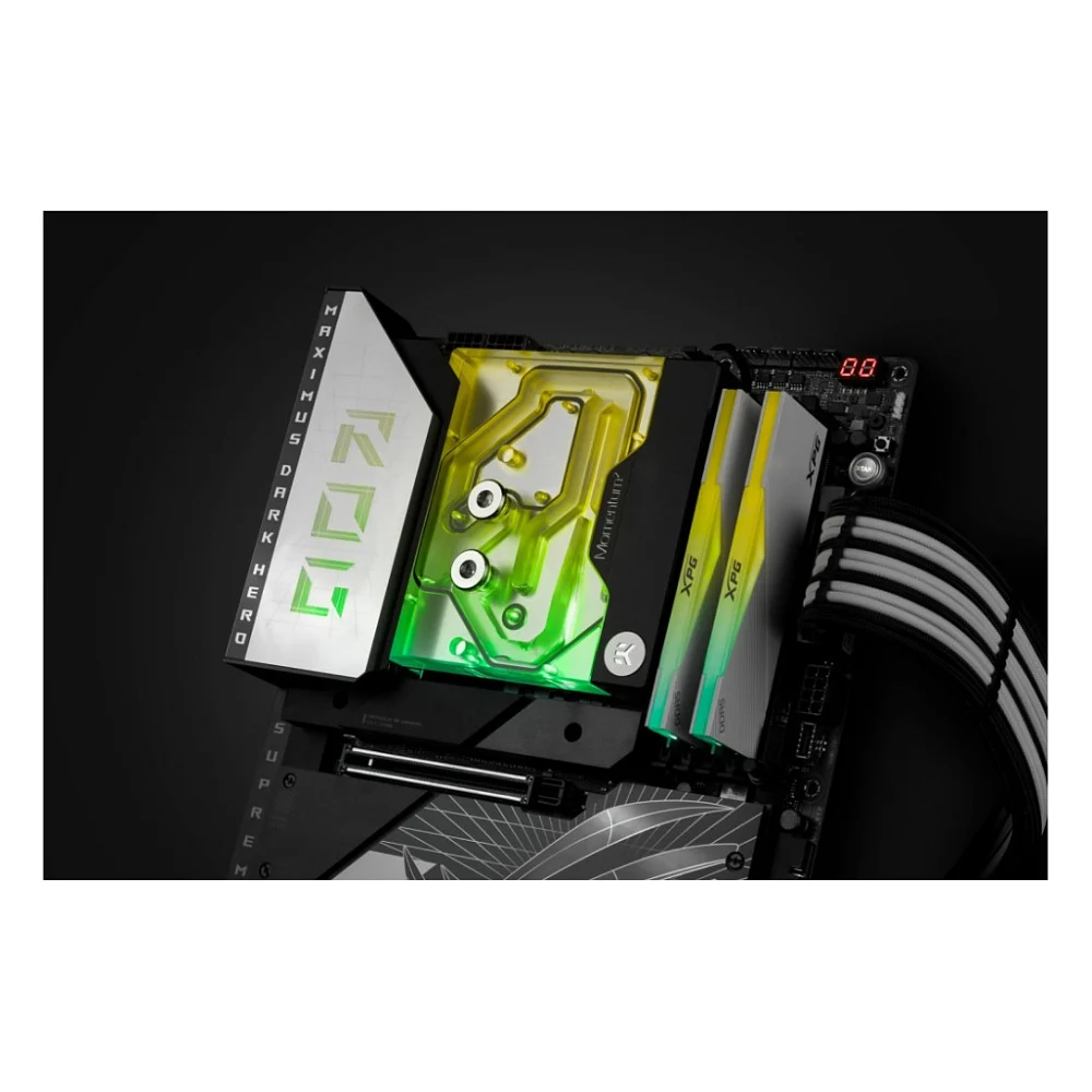 Водоблок Ekwb EK-Quantum Momentum ASUS ROG Maximus Z790 Dark Hero D-RGB - Plexi (3831109910351) — фото 7