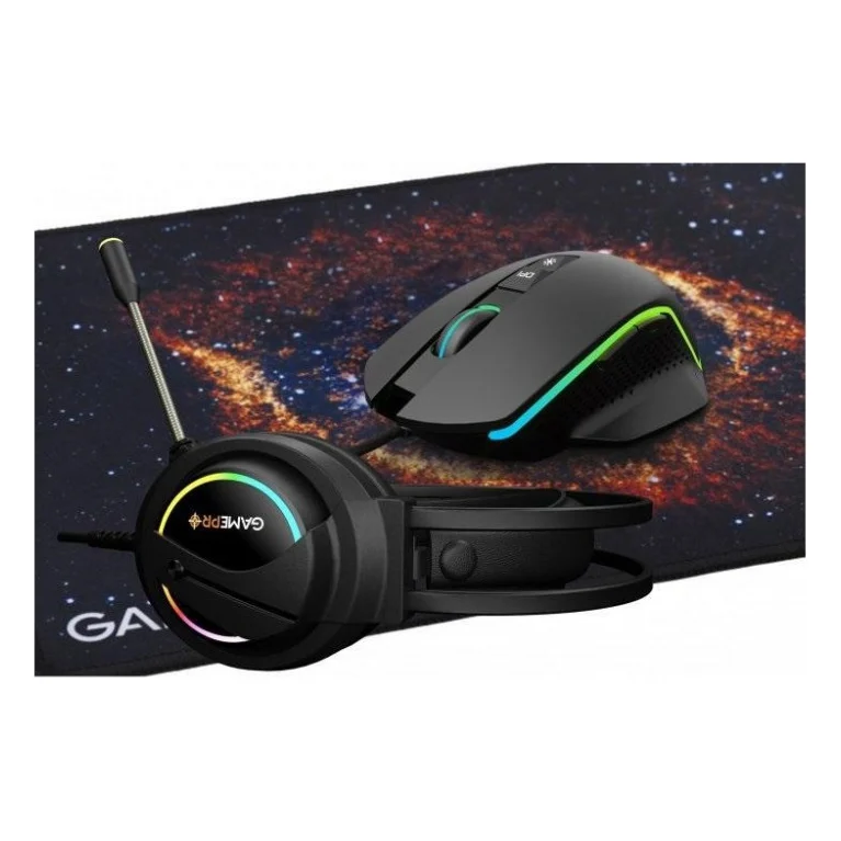 Мишка GamePro GS890 Combo 3 в 1 миша + ігрова поверхня + гарнітура (GS890) — фото 2