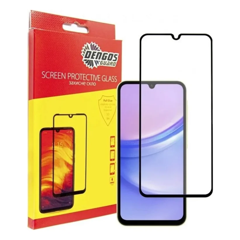 Чохол до мобільного телефона Dengos Kit for OPPO A18 case + glass (Black) (DG-KM-06) — фото 2