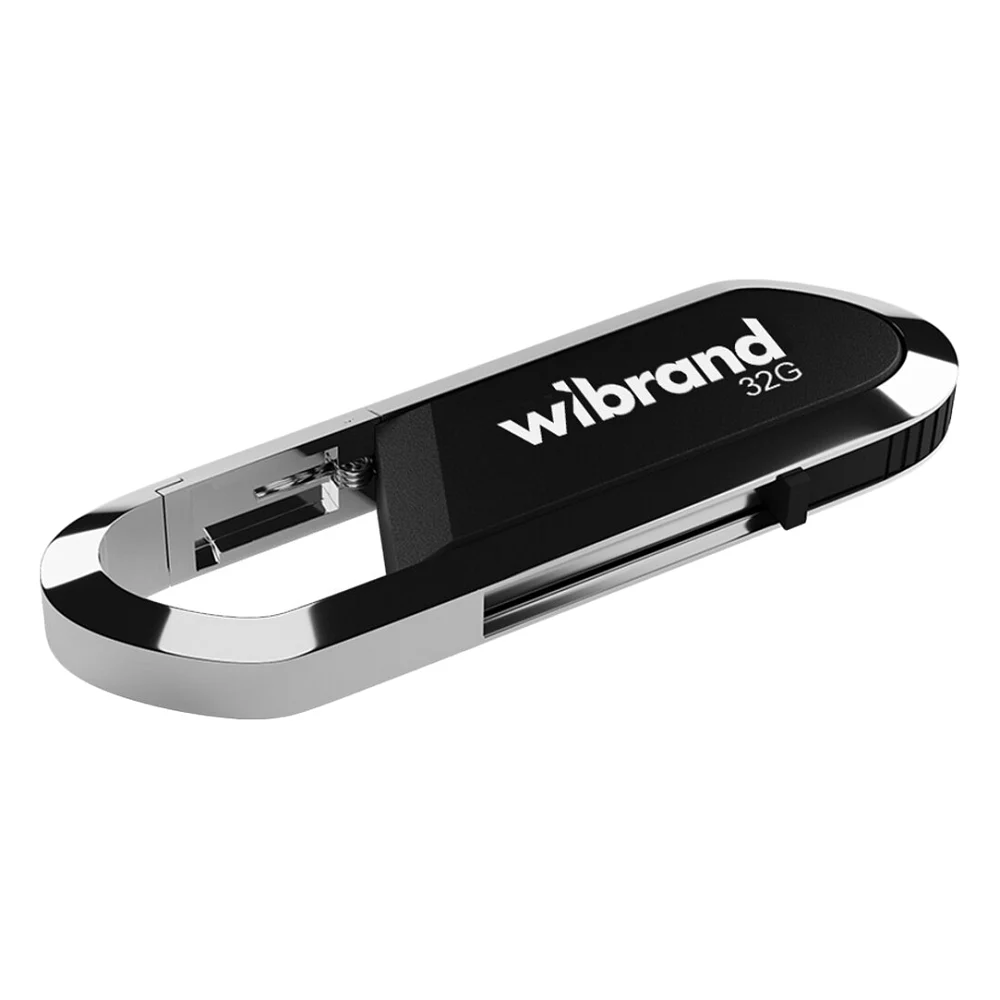 USB флеш накопичувач Wibrand 32GB Aligator Black USB 2.0 (WI2.0/AL32U7B)