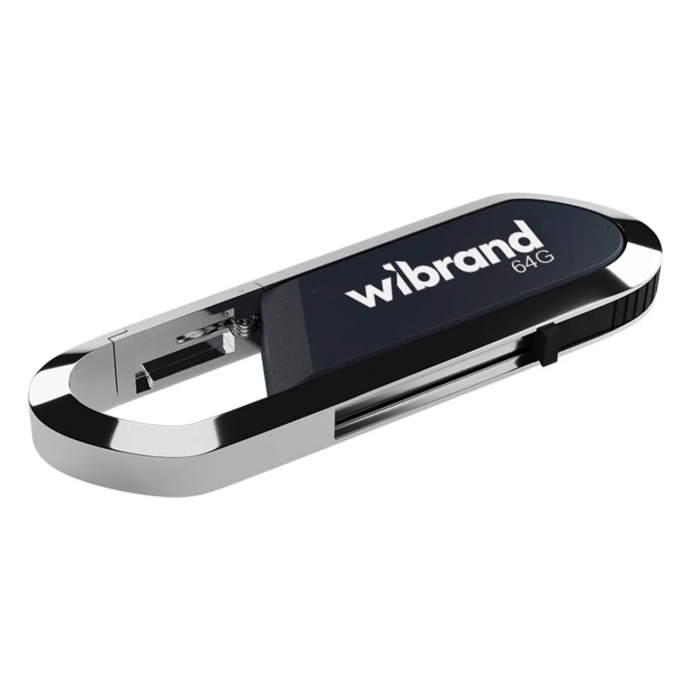 USB флеш накопичувач Wibrand 64GB Aligator Grey USB 2.0 (WI2.0/AL64U7G)