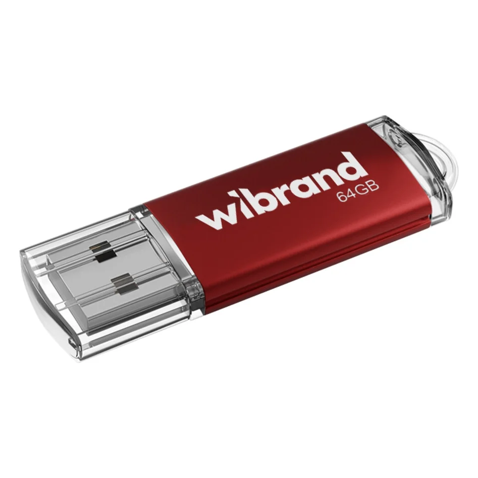 USB флеш накопичувач Wibrand 64GB Cougar Red USB 2.0 (WI2.0/CU64P1R)