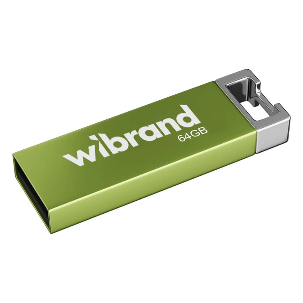 USB флеш накопичувач Wibrand 64GB Chameleon Light green USB 2.0 (WI2.0/CH4U6LG)