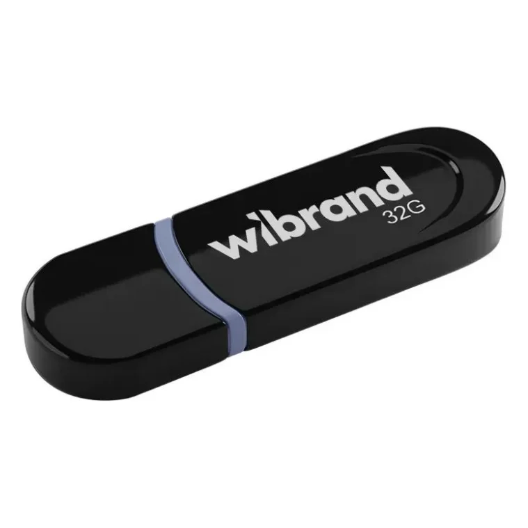 USB флеш накопичувач Wibrand 32GB Panther Black USB 2.0 (WWI2.0/PA32P2B)