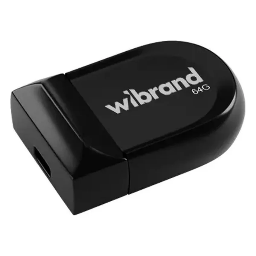 USB флеш накопичувач Wibrand 64GB Scorpio Black USB 2.0 (WI2.0/SC64M3B)