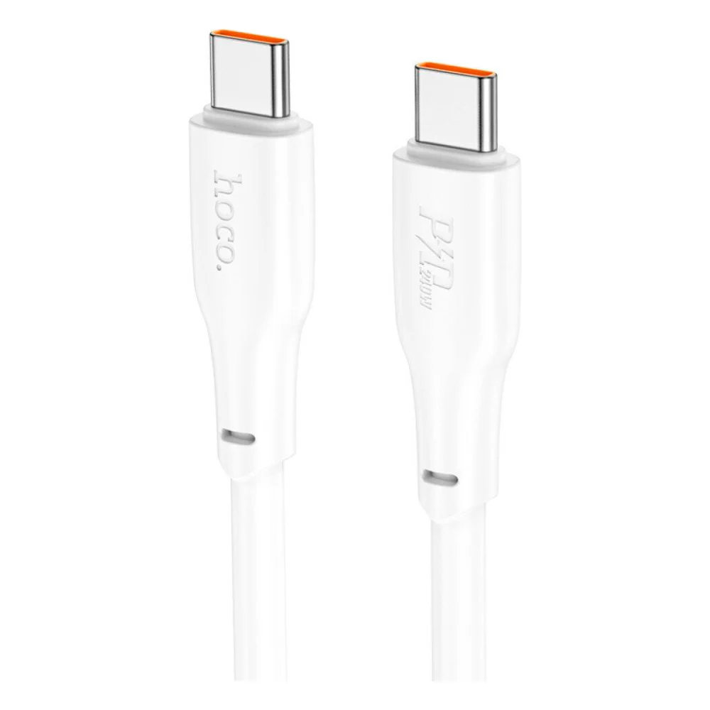 Кабель HOCO X93 Force Type-C to Type-C 240W PD3.1 1м White