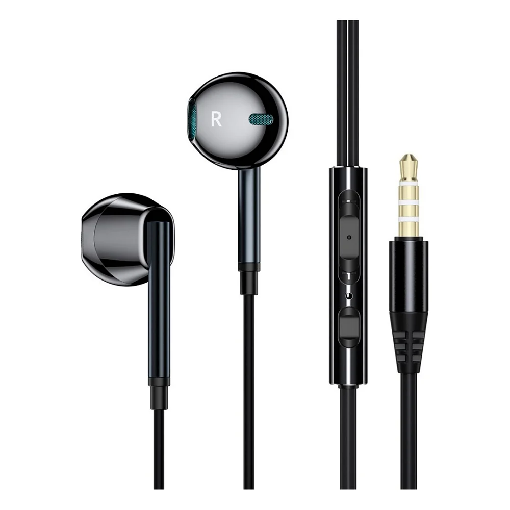Навушники Essager M15 3.5mm Earphone Black (EJM15-XK01)