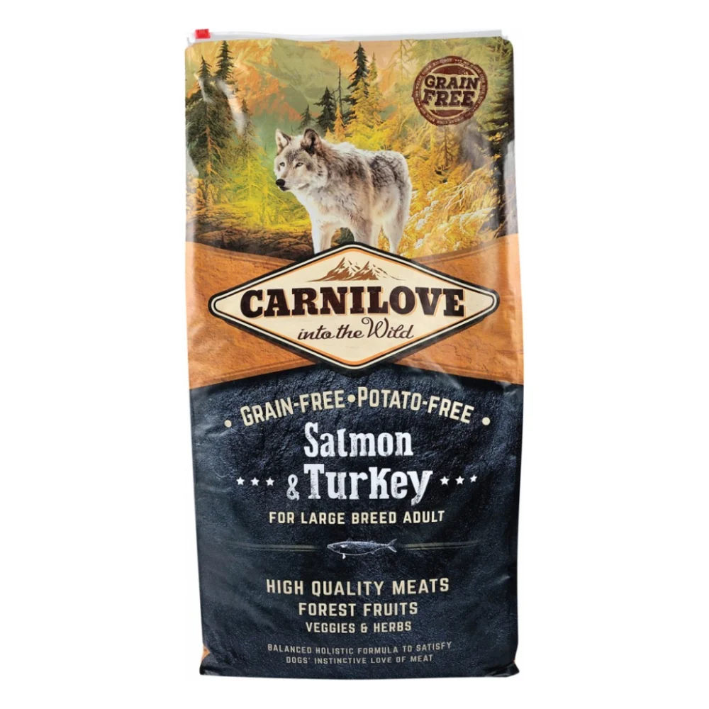 Сухий корм для собак Carnilove Adult Large Breed Salmon and Turkey 12 кг (8595602508945)